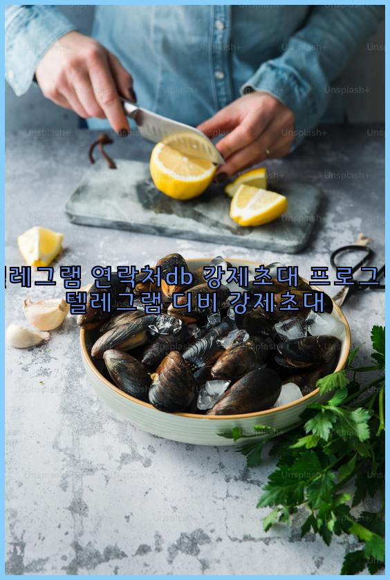 텔레그램 db 강제 초대