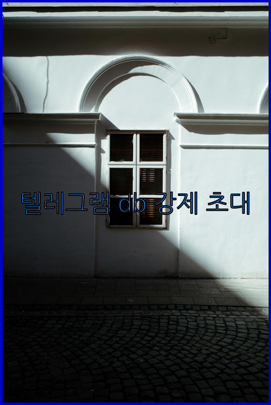 텔레그램 그룹 db 강제초대 프로그램
